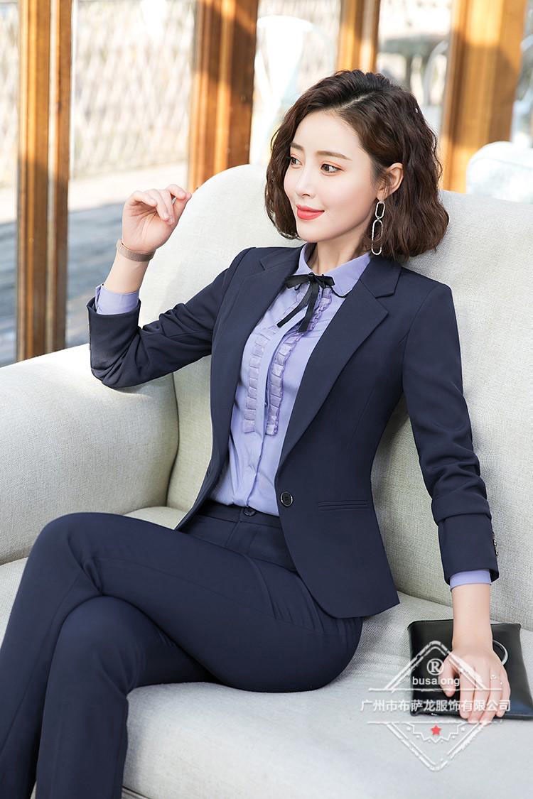 Bộ Vest nữ đẹp tay dài quần dài - VN33
